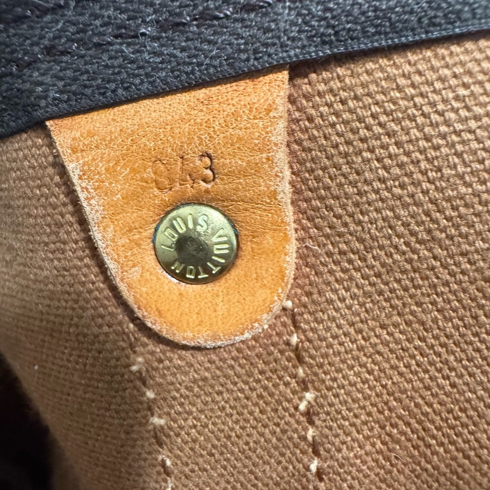 Louis Vuitton Monogram Keepall 45 Canvas Duffel with Natural Leather Trim - Picture 7 of 8